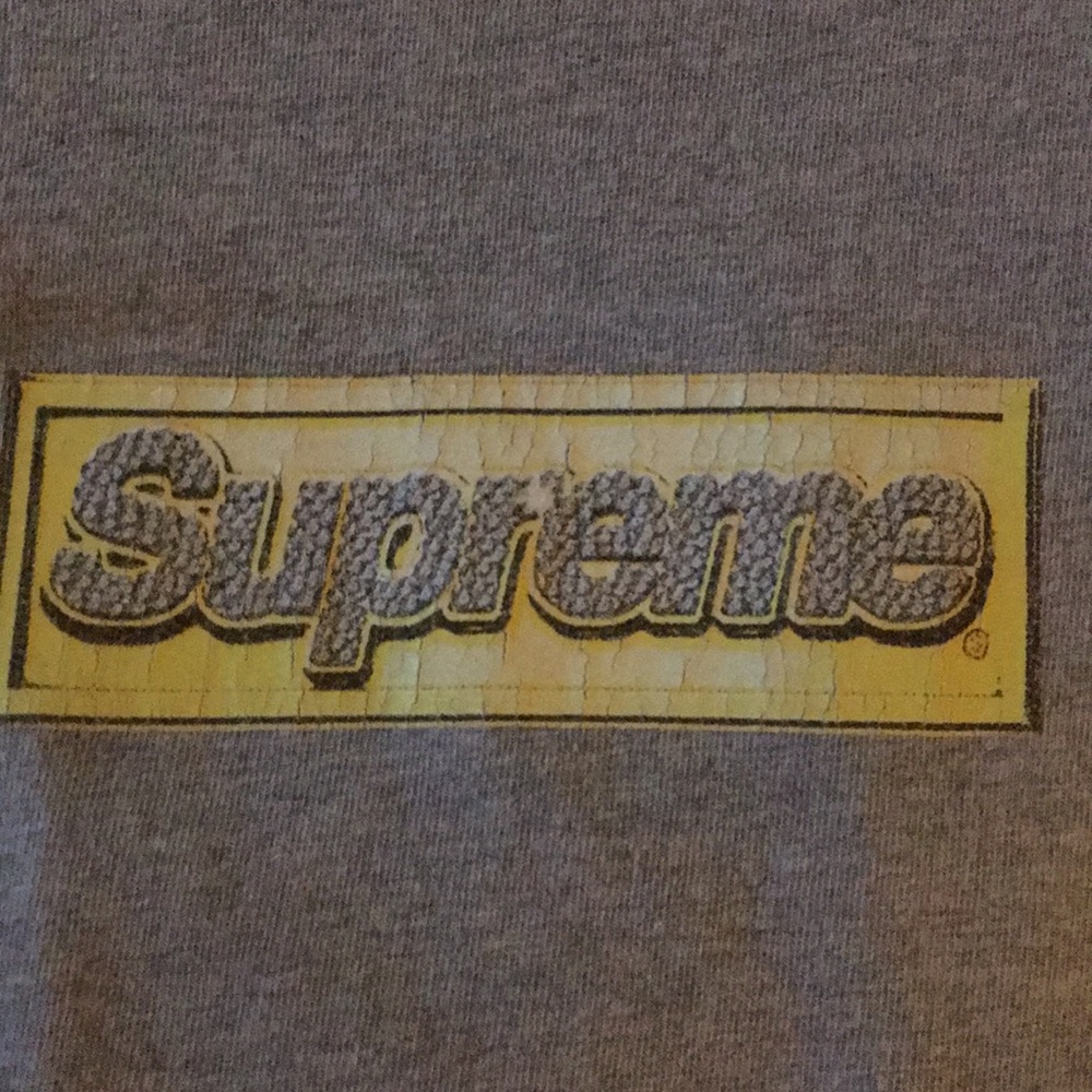 Supreme box logo bling tee